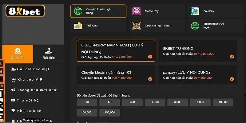 Nạp tiền nhanh bằng thẻ cào Nạp tiền nhanh bằng thẻ cào